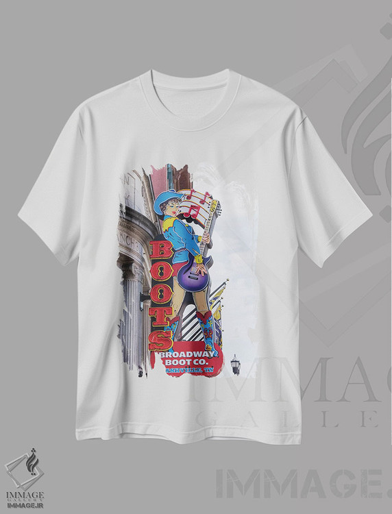 تیشرت طرح دار نشویل کلاسیک ۲، دکور روستایی اثر آن هادک | immage.ir