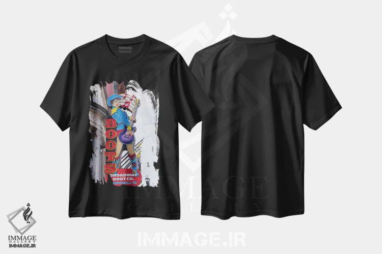 تیشرت طرح دار نشویل کلاسیک ۲، دکور روستایی اثر آن هادک | فروشگاه ایماژ