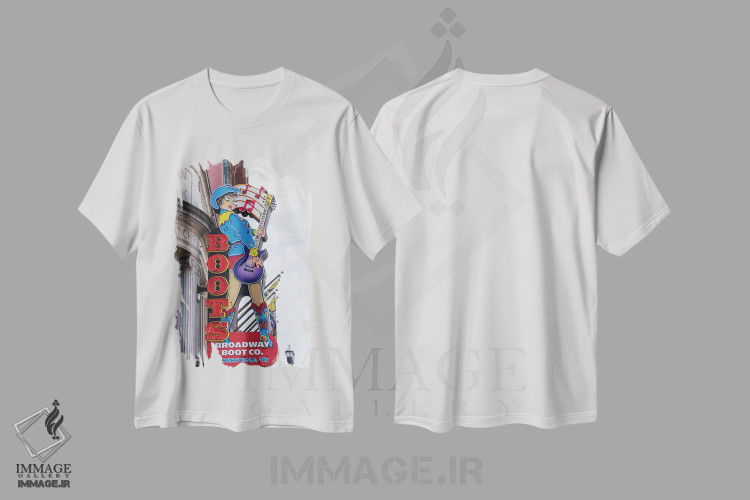 تیشرت طرح دار نشویل کلاسیک ۲، دکور روستایی اثر آن هادک | immage.ir