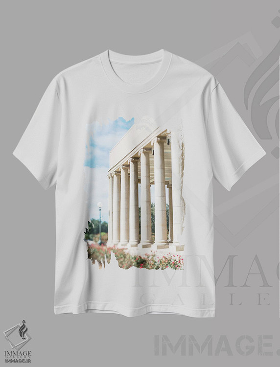 تیشرت طرح دار ستون بندی پارک شهری نیواورلئان، مدیوم اثر آن هادک | immage.ir