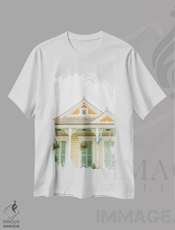 تیشرت طرح دار نیواورلئان رنگارنگ II، مدیوم اثر آن هادک | immage.ir
