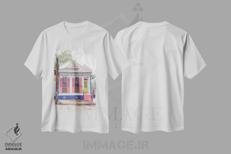 تیشرت طرح دار نیواورلئان رنگارنگ I، تزئینی اثر آن هادک | immage.ir