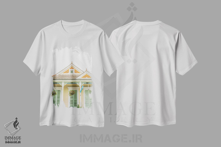 تیشرت طرح دار نیواورلئان رنگارنگ II، مدیوم اثر آن هادک | immage.ir