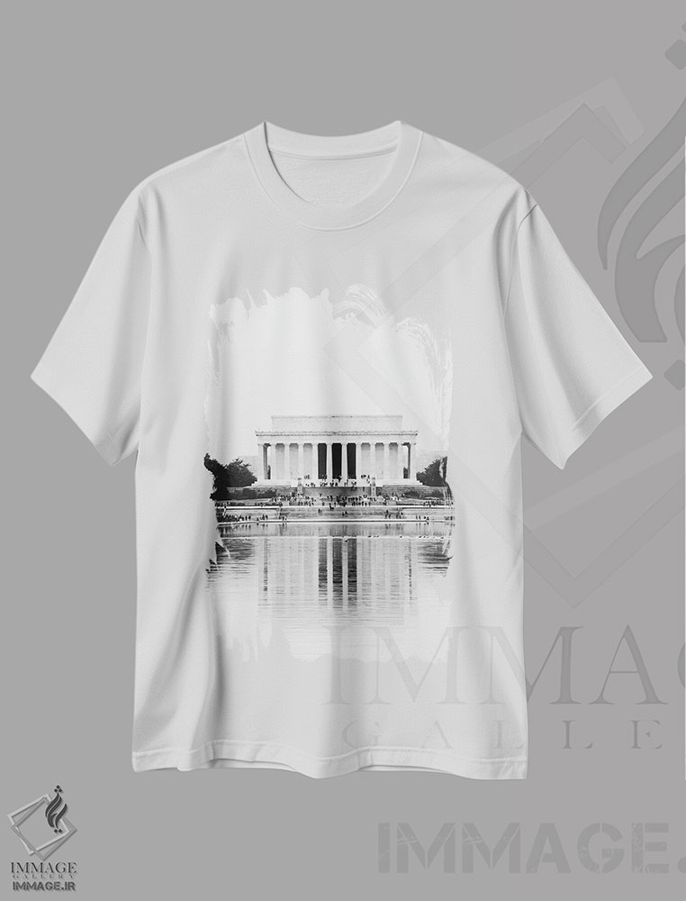 تیشرت طرح دار چاپ یادبود لینکلن، مدیوم اثر آن هادک | immage.ir