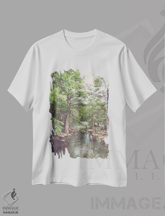 تیشرت طرح دار عکاسی رود کومال؛ تپه های تگزاس II، مدیوم اثر آن هادک | immage.ir