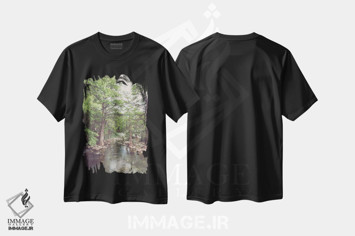 تیشرت طرح دار عکاسی رود کومال؛ تپه های تگزاس II، مدیوم اثر آن هادک | فروشگاه ایماژ