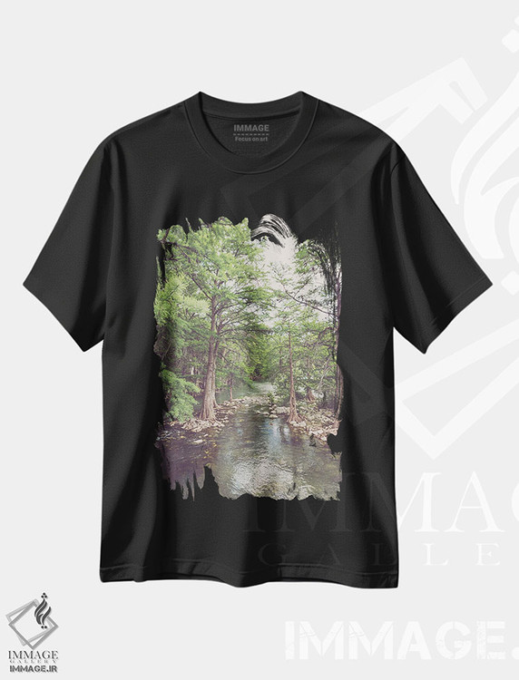 تیشرت طرح دار عکاسی رود کومال؛ تپه های تگزاس II، مدیوم اثر آن هادک | فروشگاه ایماژ