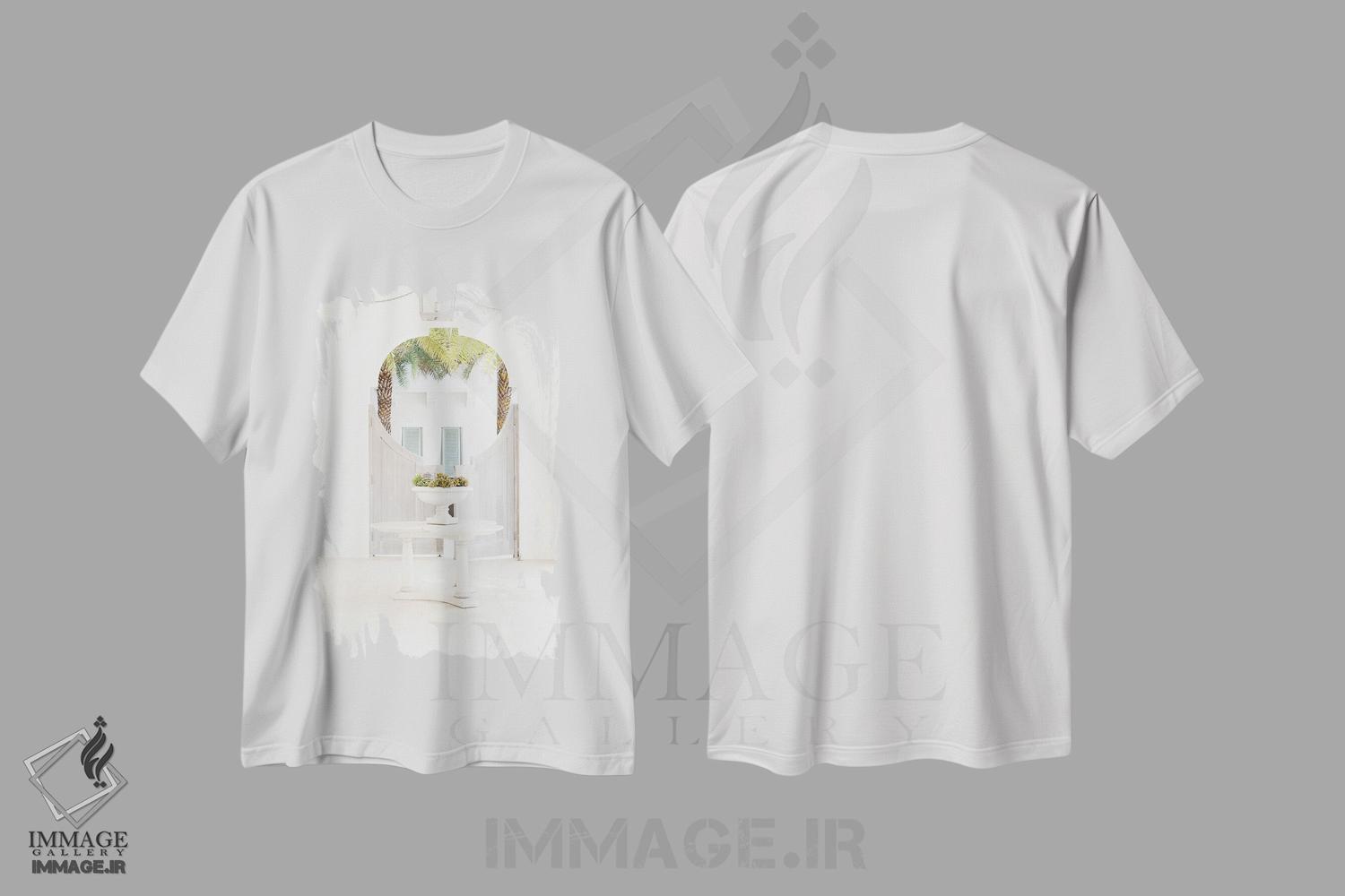 تیشرت طرح دار ساحل الیس فلوریدا ۳، مدیوم اثر آن هادک | immage.ir