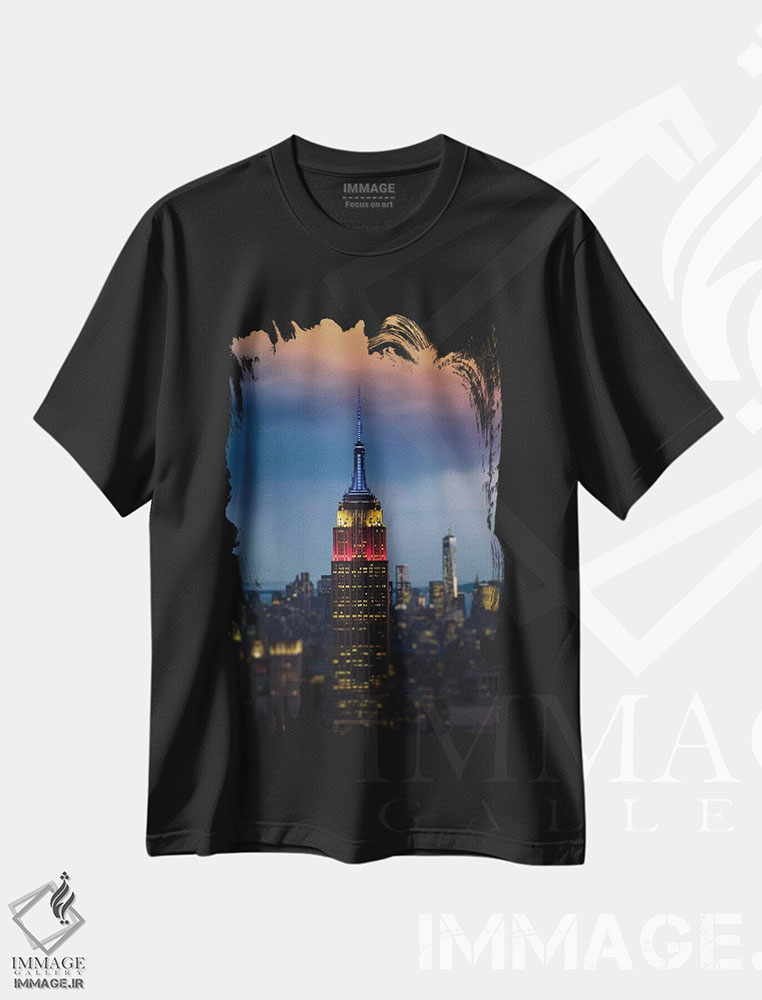 تیشرت طرح دار امپراتوری اثر آن هادک | فروشگاه ایماژ