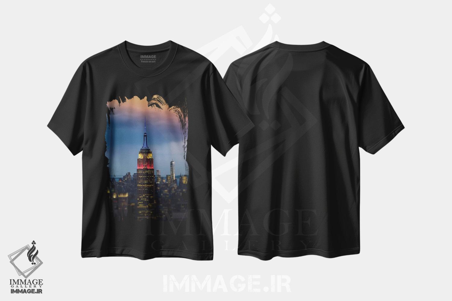 تیشرت طرح دار امپراتوری اثر آن هادک | فروشگاه ایماژ