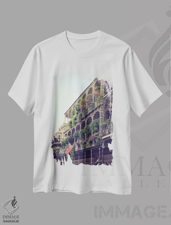تیشرت طرح دار محله فرانسوی نیواورلئان اثر آن هادک | immage.ir