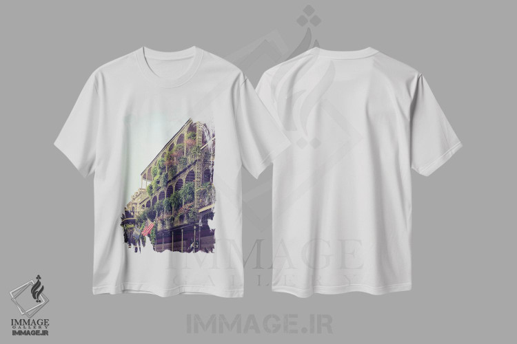 تیشرت طرح دار محله فرانسوی نیواورلئان اثر آن هادک | immage.ir