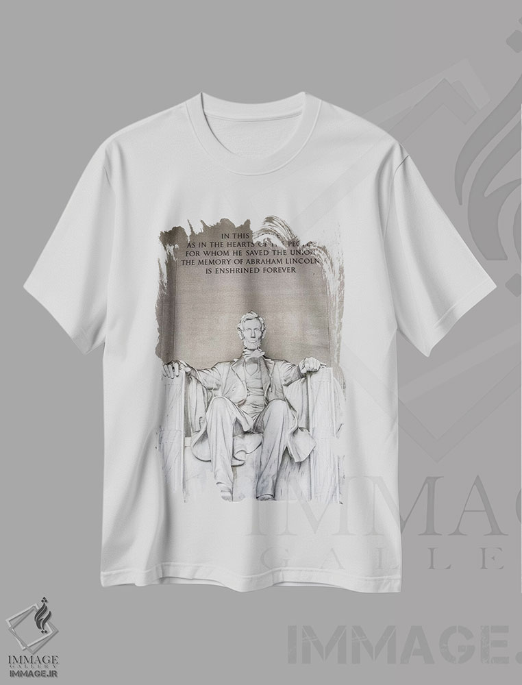 تیشرت طرح دار یادبود لینکلن ۱، مدیوم اثر آن هادک | immage.ir