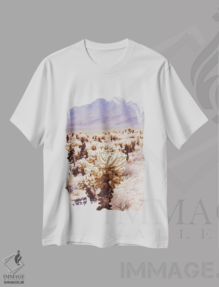تیشرت طرح دار درخت جاشوا ۴، مدیوم اثر آن هادک | immage.ir