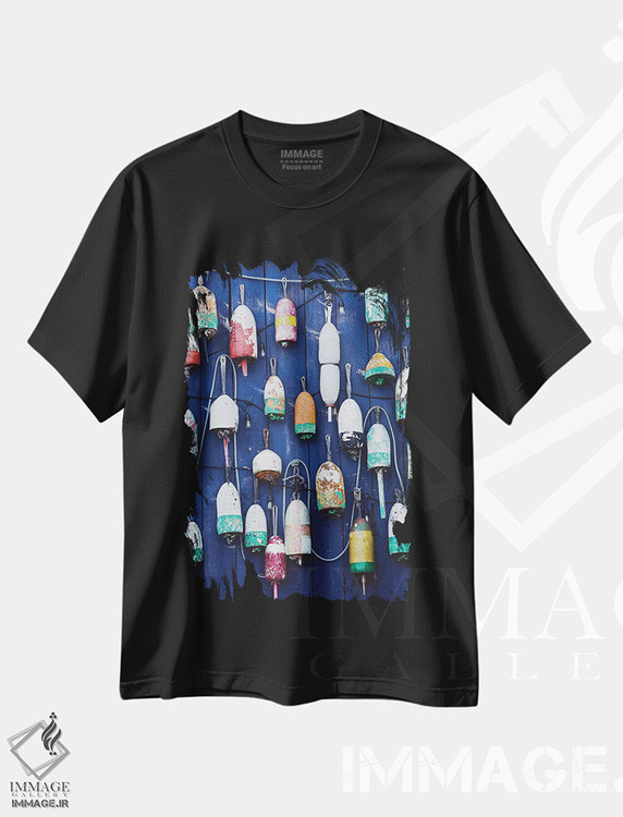 تیشرت طرح دار شناورهای خرچنگ گیری مین، تزئینی اثر آن هادک | فروشگاه ایماژ