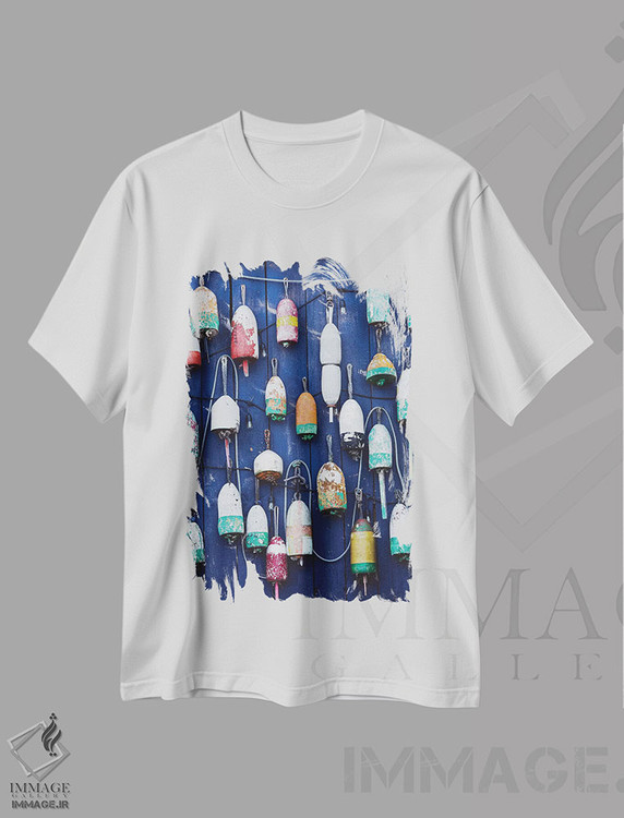 تیشرت طرح دار شناورهای خرچنگ گیری مین، تزئینی اثر آن هادک | immage.ir