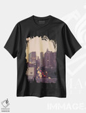 تیشرت طرح دار ساعت طلایی منهتن، مدیوم اثر آن هادک | فروشگاه ایماژ