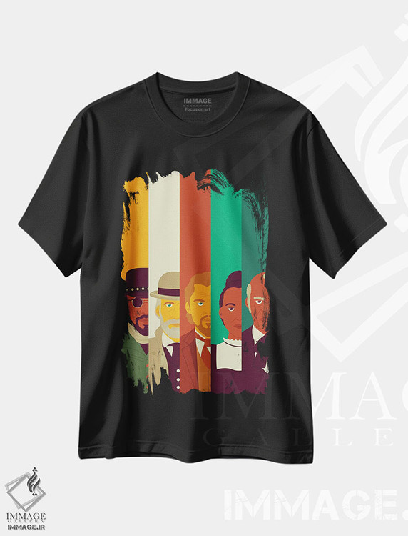 تیشرت طرح دار بدون زنجیر، هنر دیجیتال اثر برگر بولت | فروشگاه ایماژ