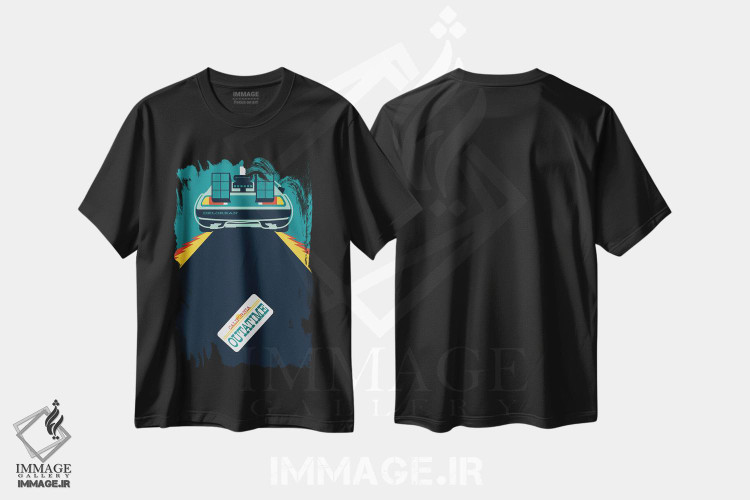 تیشرت طرح دار بی چهره، تزئینی اثر برگر بولت | فروشگاه ایماژ