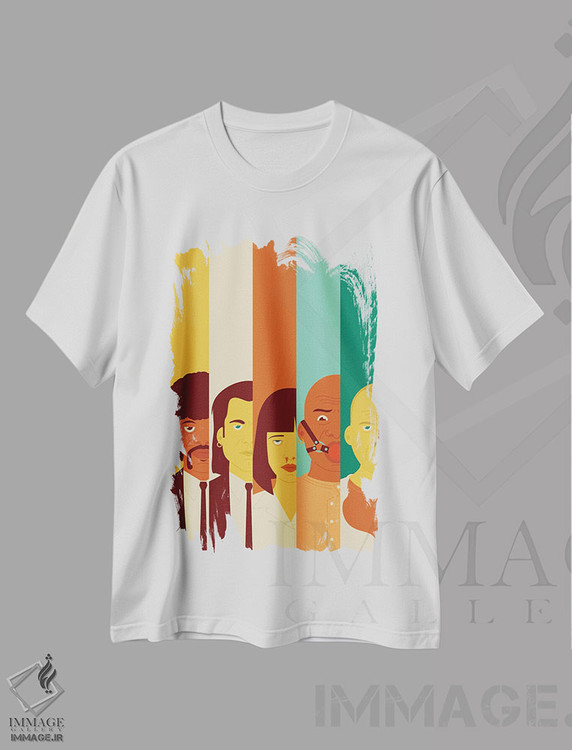 تیشرت طرح دار رویال با پنیر، هنر دیجیتال اثر برگر بولت | immage.ir