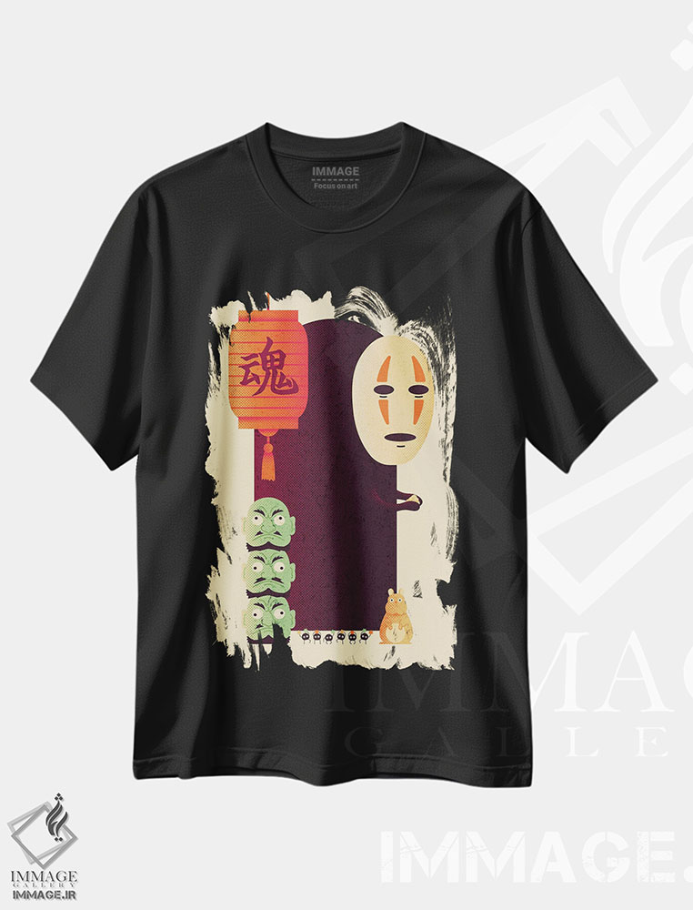 تیشرت طرح دار ارواح سنتو، انیمه اثر برگر بولت | فروشگاه ایماژ