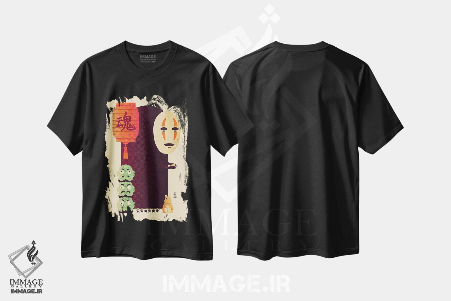 تیشرت طرح دار ارواح سنتو، انیمه اثر برگر بولت | فروشگاه ایماژ