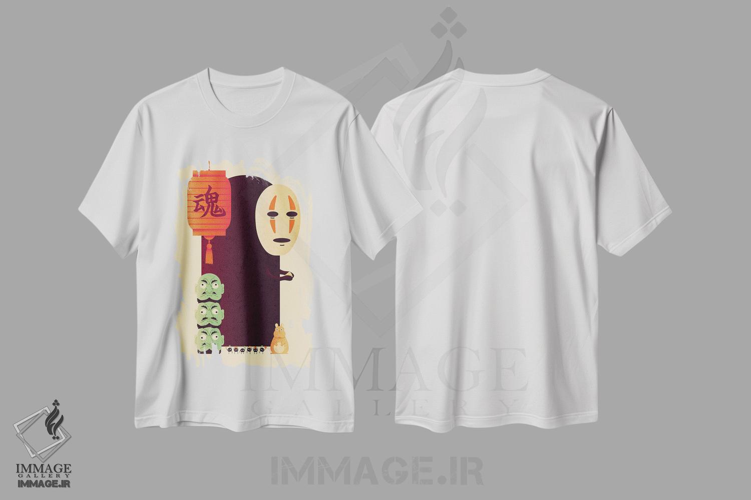 تیشرت طرح دار ارواح سنتو، انیمه اثر برگر بولت | immage.ir