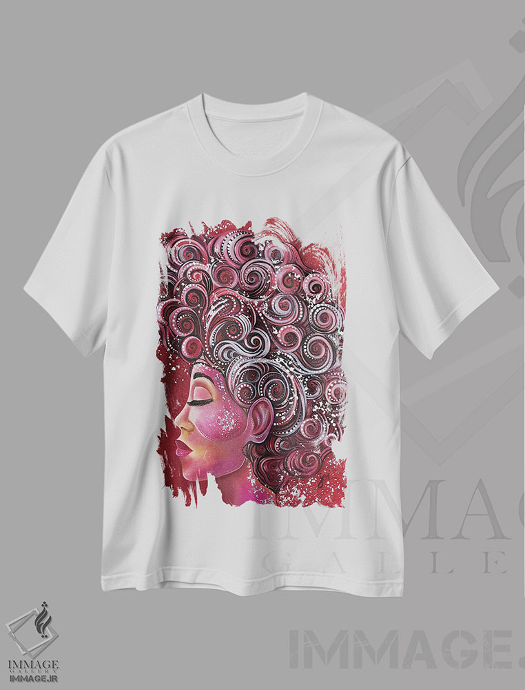 تیشرت طرح دار روبی وو، هنر آمریکایی آفریقایی تبار اثر اشلی جوی | immage.ir