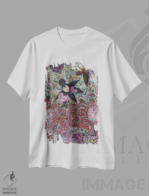 تیشرت طرح دار با هم رشد کرده اند، هنر آمریکایی آفریقایی تبار اثر اشلی جوی | immage.ir