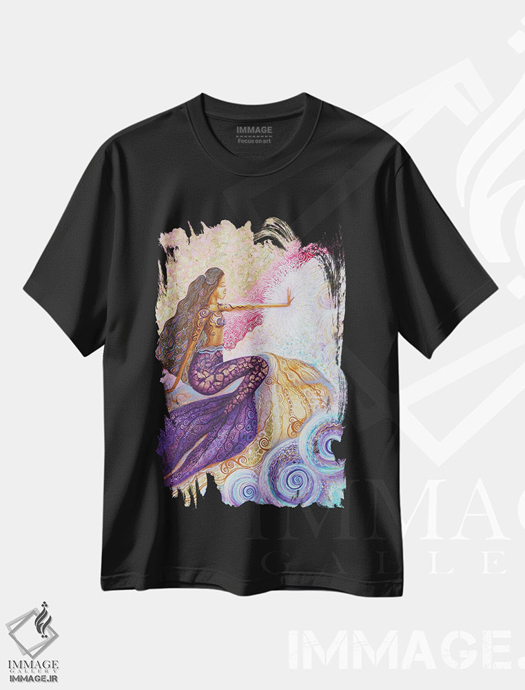 تیشرت طرح دار مقاومت، هنر آمریکایی آفریقایی تبار اثر اشلی جوی | فروشگاه ایماژ