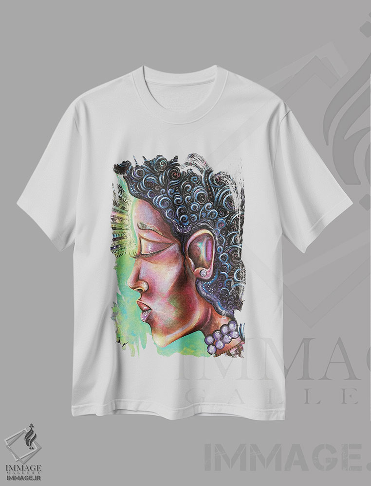 تیشرت طرح دار خرد و وقار، هنر آمریکایی آفریقایی تبار اثر اشلی جوی | immage.ir