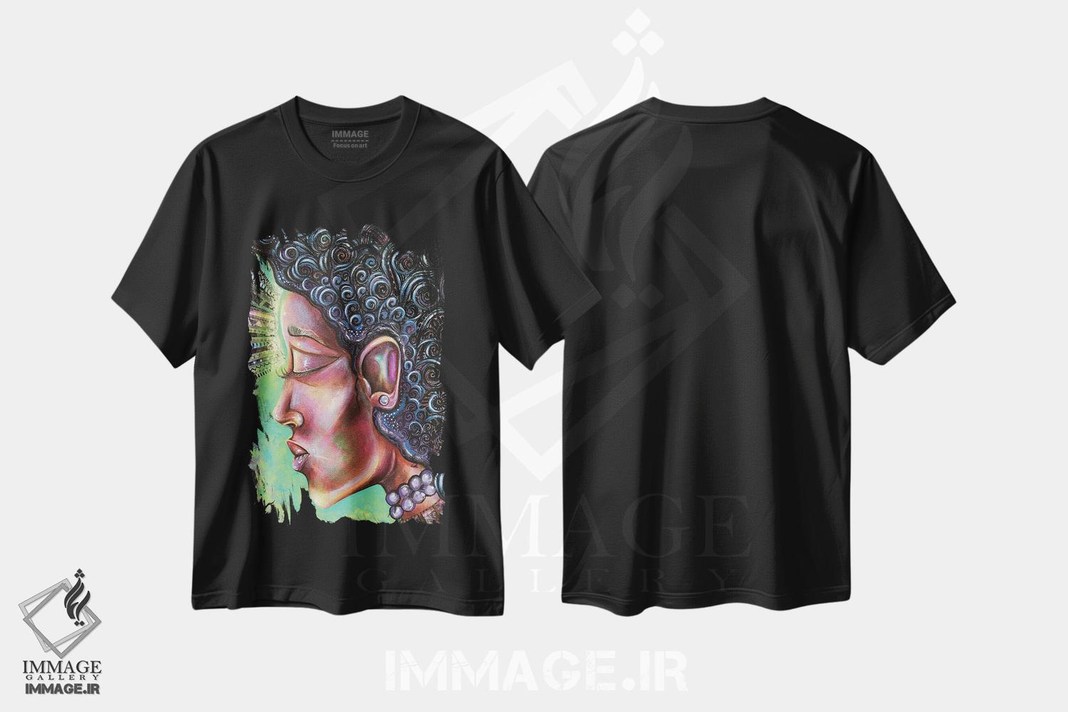 تیشرت طرح دار خرد و وقار، هنر آمریکایی آفریقایی تبار اثر اشلی جوی | فروشگاه ایماژ