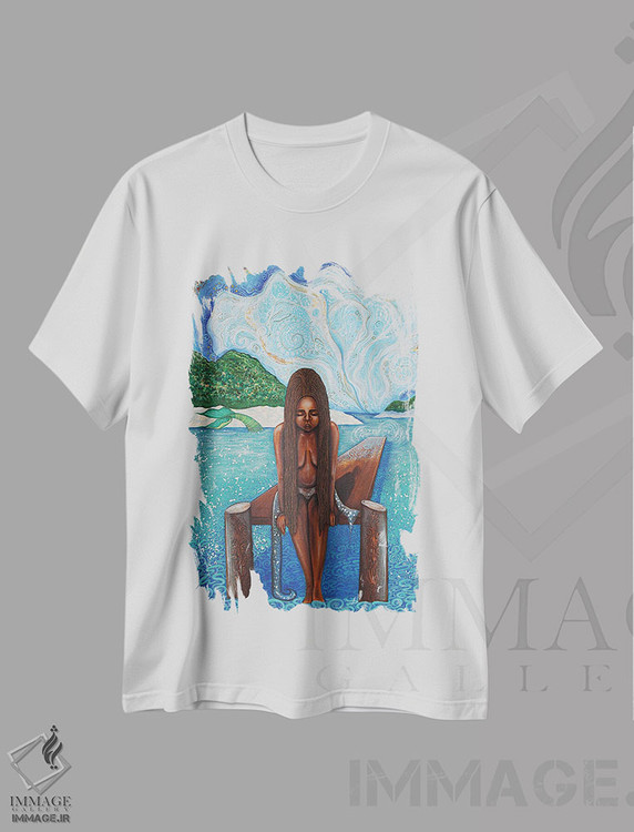 تیشرت طرح دار راهی به سوی یمیا، هنر آمریکایی آفریقایی تبار اثر اشلی جوی | immage.ir