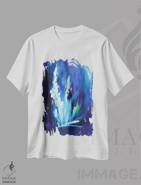 تیشرت طرح دار کار را پیش ببر اثر جولی احمد | immage.ir
