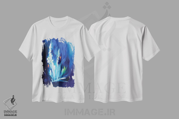 تیشرت طرح دار کار را پیش ببر اثر جولی احمد | immage.ir