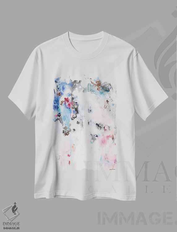 تیشرت طرح دار ستاره باران اثر جولی احمد | immage.ir