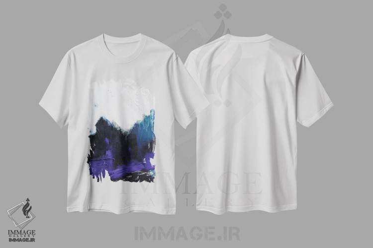 تیشرت طرح دار تا دیروقت بیدار ماندن اثر جولی احمد | immage.ir