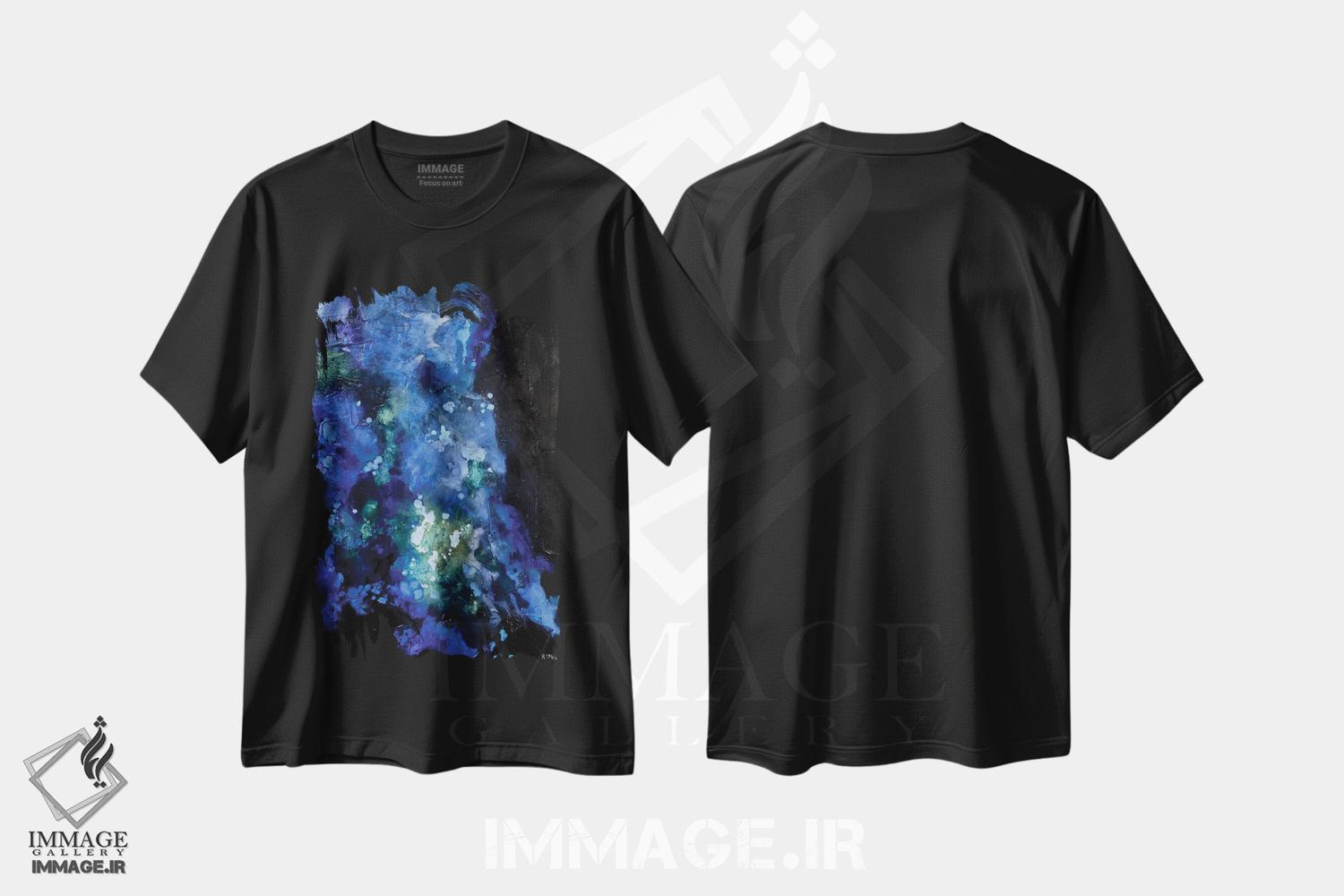 تیشرت طرح دار شبح تو اثر جولی احمد | فروشگاه ایماژ
