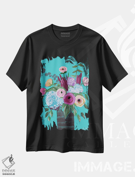 تیشرت طرح دار خواب های شیرین، مدیوم اثر جولی احمد | فروشگاه ایماژ