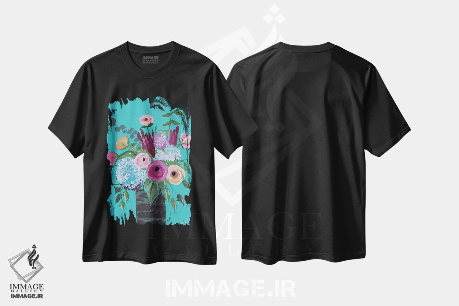 تیشرت طرح دار خواب های شیرین، مدیوم اثر جولی احمد | فروشگاه ایماژ