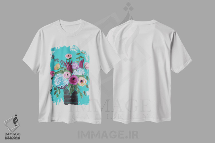 تیشرت طرح دار خواب های شیرین، مدیوم اثر جولی احمد | immage.ir