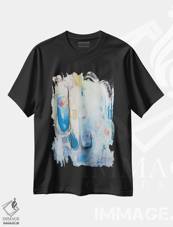 تیشرت طرح دار ناگهانی/غافلگیرانه اثر جولی احمد | فروشگاه ایماژ