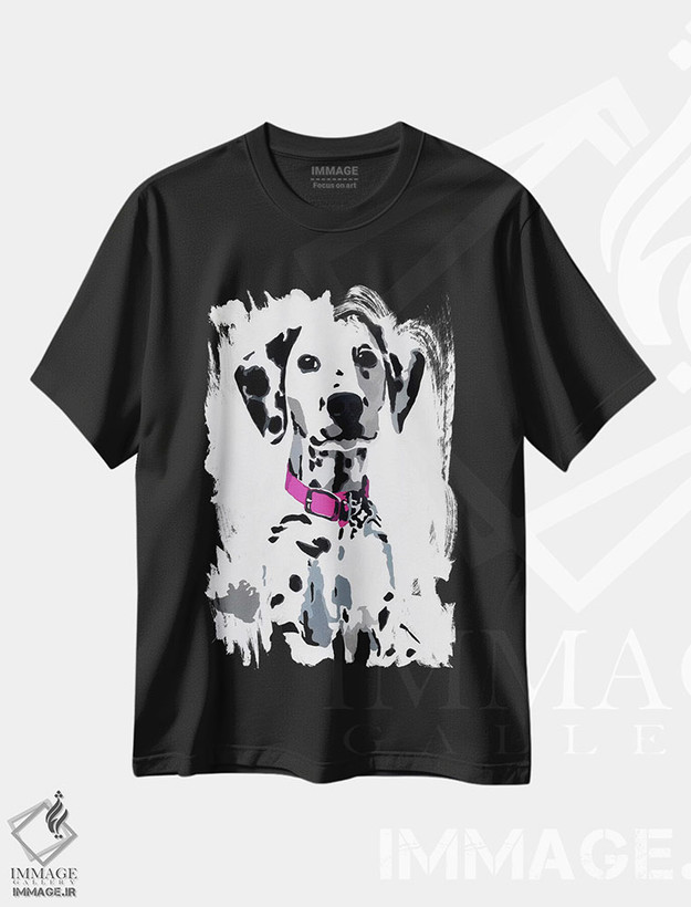 تیشرت طرح دار وینی دوم اثر جولی احمد | فروشگاه ایماژ