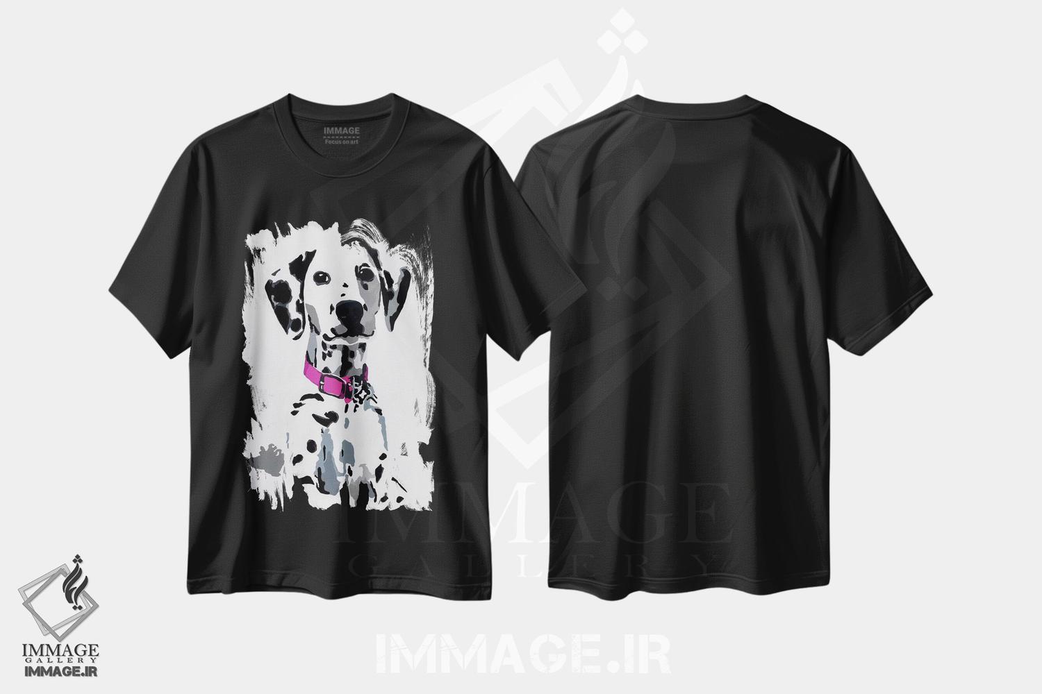 تیشرت طرح دار وینی دوم اثر جولی احمد | فروشگاه ایماژ