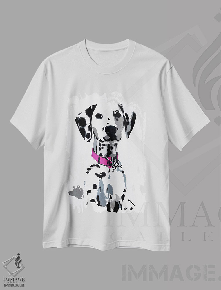 تیشرت طرح دار وینی دوم اثر جولی احمد | immage.ir