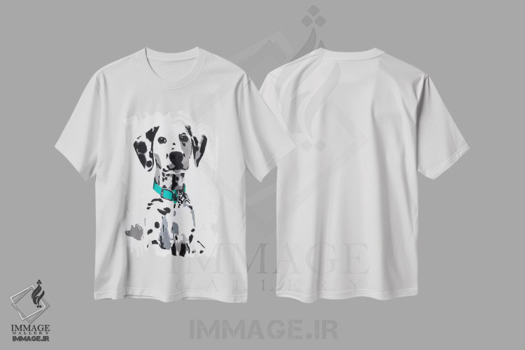 تیشرت طرح دار وینی پنجم اثر جولی احمد | immage.ir