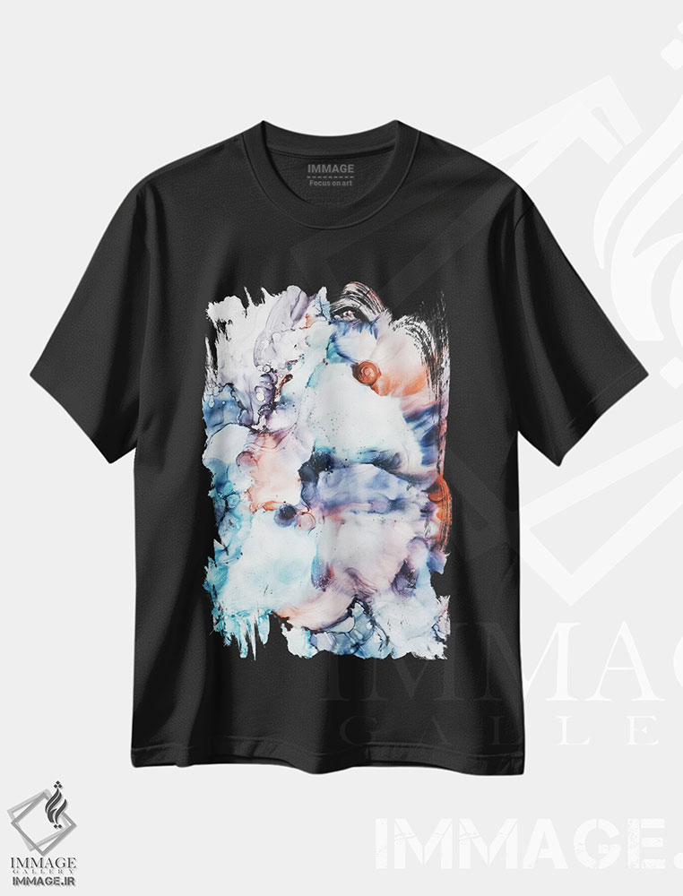 تیشرت طرح دار کول اید را نوشید اثر جولی احمد | فروشگاه ایماژ