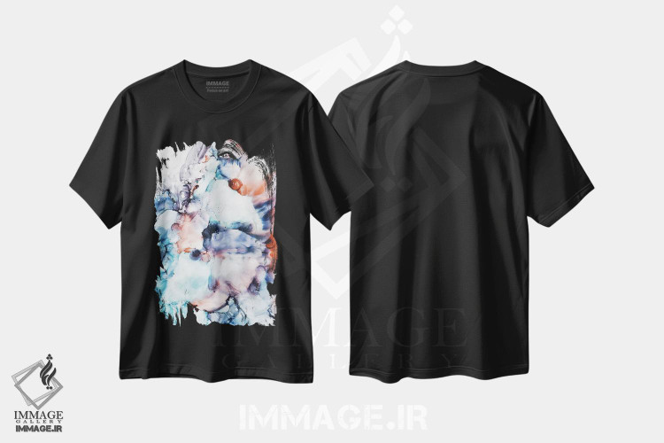 تیشرت طرح دار کول اید را نوشید اثر جولی احمد | فروشگاه ایماژ