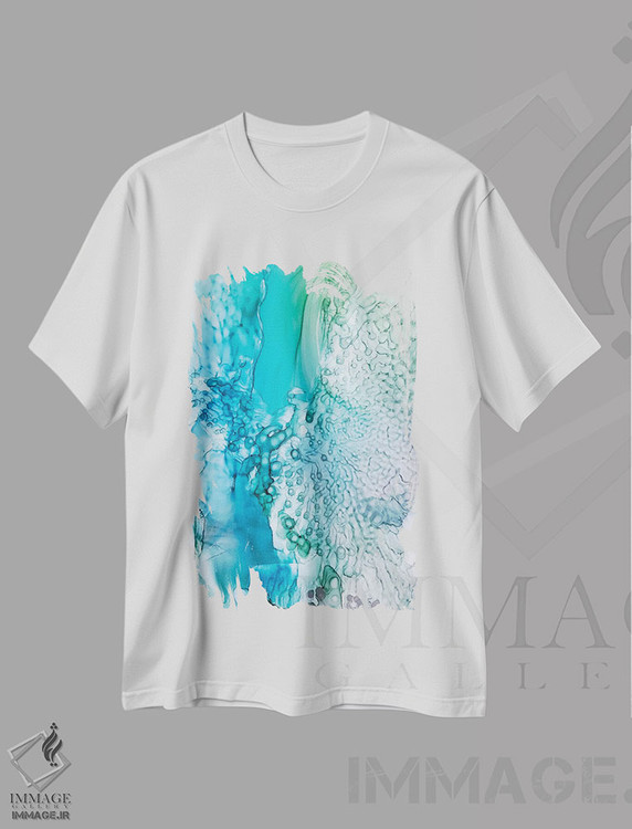 تیشرت طرح دار عرفای دریا سوم اثر جولی احمد | immage.ir