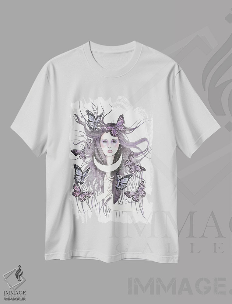 تیشرت طرح دار افسون های عشقی، دست نقاشی و طراحی دستی اثر آندریا هرنیاک | immage.ir